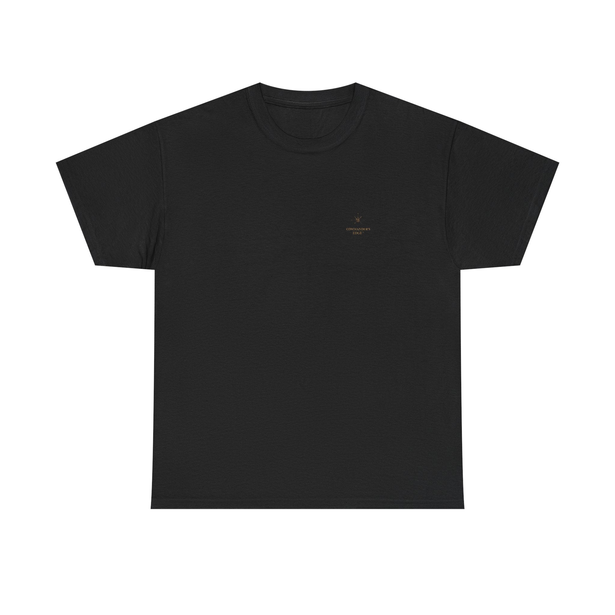 "The Commander's Edge™ Tee — Compass Crest Back Design"