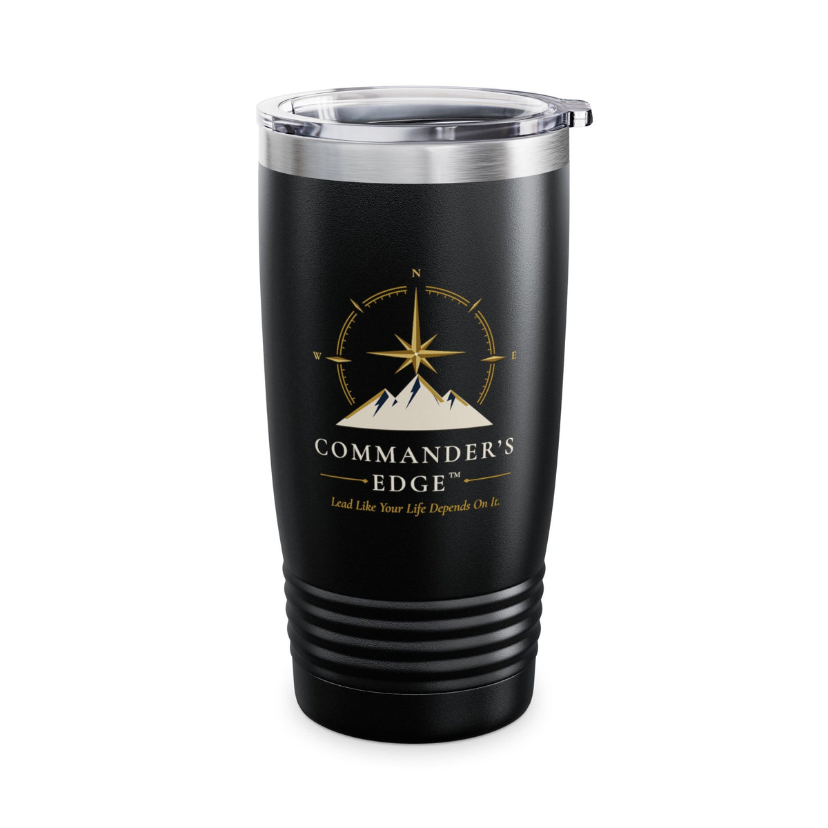 Commander's Edge Travel Tumbler | 20 oz Insulated Steel