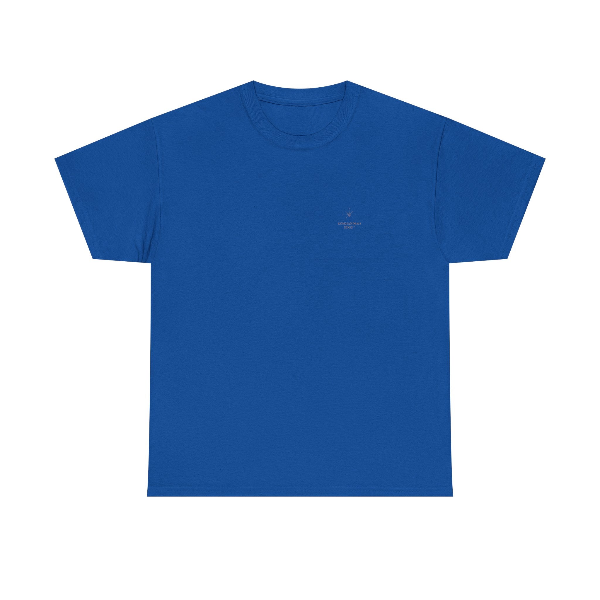 "The Commander's Edge™ Tee — Compass Crest Back Design"