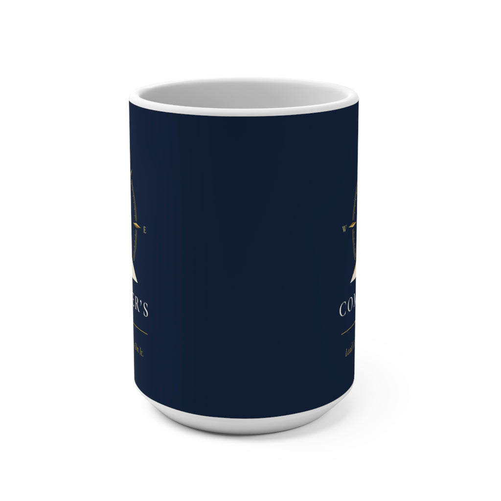Commander's Edge Navy Mug | 15 oz Ceramic