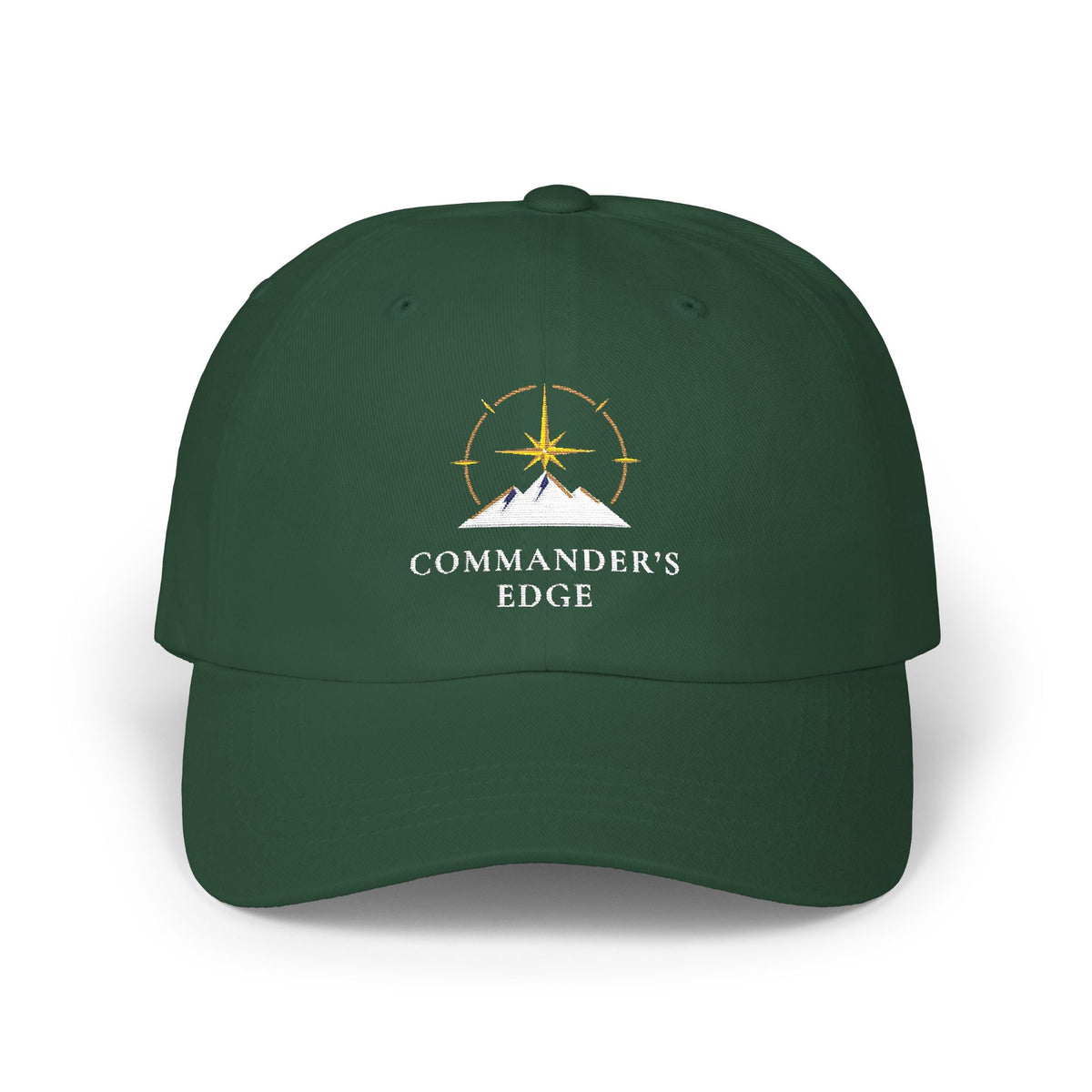 Commander's Edge Embroidered Cap | Classic Dad Hat