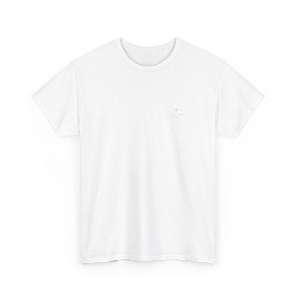 "The Commander's Edge™ Tee — Compass Crest Back Design"