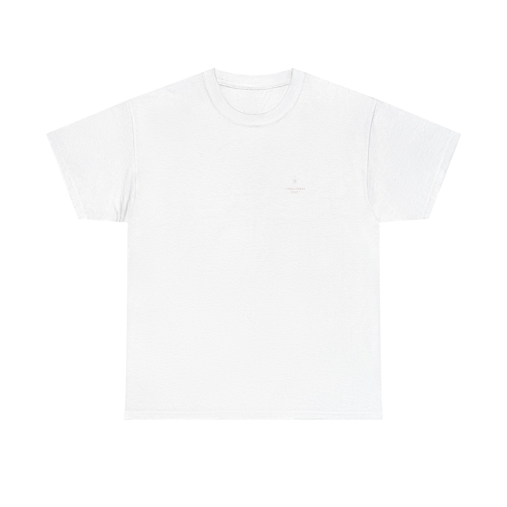 "The Commander's Edge™ Tee — Compass Crest Back Design"