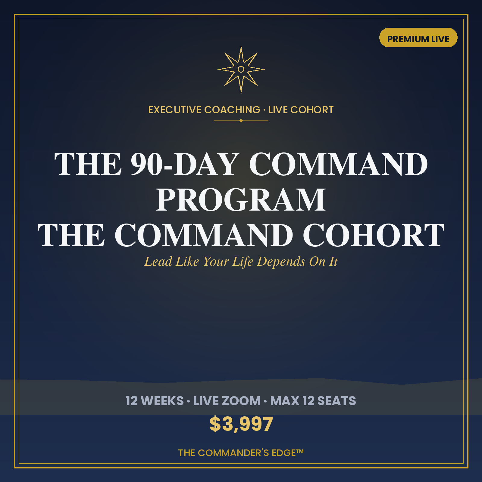 The 90-Day Executive Command Program™ — The Command Cohort (Live)